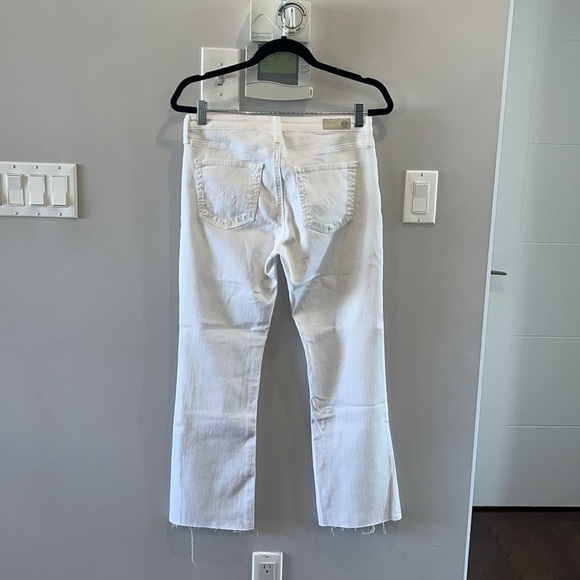 AG Adriano Goldschmied The Jodi Crop Jeans in Optic White - Picture 5 of 9